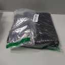 Hoedia Sports Drawstring Backpack - String Swim Gym Bag with Shoes Compartment and Wet Proof Pocket for Women&Men (Large, Black)