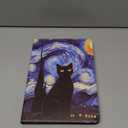 Case for iPad 9th / 8th / 7th Generation (2021/2020/2019) 10.2 inch/iPad Air 10.5" 2019 / iPad Pro 10.5", Leather Smart Cover with Auto Wake/Sleep, The Starry Night Black Cat