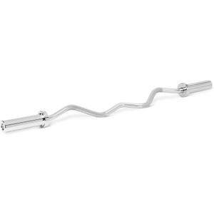 Amazon Basics Olympic 2-Inch Curl Barbell Bar, 47", Chrome