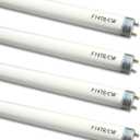 4 Pack F14T8/CW Fluorescent Light Bulb,T8 14 Watts 4100K Cool White T8 Linear Tube, G13 Medium Bi-Pin Base,14.75 inch Overll Length