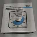 Secura 60-Minute Visual Countdown Timer, 7.5-Inch Oversize Classroom Visual Timer for Kids and Adults, Durable Mechanical Kitchen Timer Clock with Magnetic Backing (Peony Color) (Pink & Black)