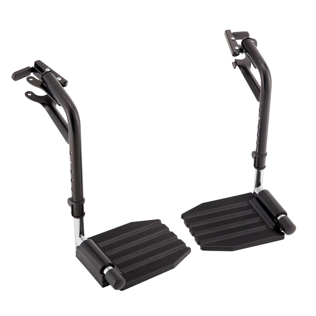 Invacare Wheelchair Legrest with Swing-Away Design, Adjustable Footrest Length and Flip-Up Composite Footplate, Easy-to-Install, Designed for Invacare Wheelchair