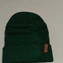 ROXUN Beanie for Men/Women Winter Hat Knit Cuffed Soft Warm Unisex Skull Stocking Cap (Dark Green)