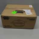 SUNHOUSE 5 Quart Stainless Steel Steamer Insert  Multi-Purpose Soup & Food Steamer with Stay-Cool Handles & Heavy-Duty Glass Lid  Fits Various Pot Sizes (8", 8.5", 9.5")