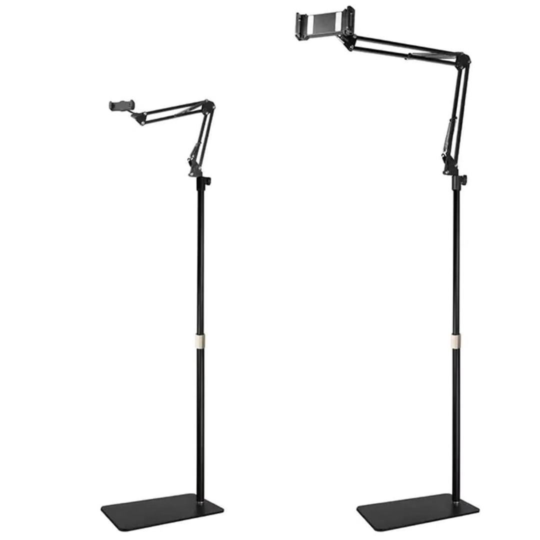 Red Light Therapy Stand - Universal Mobile Stand for Red Light Therapy Panel & Near Infrared Light Devices, Heavy-Duty Holder Adjustable Height & Any-Angle, 360 Swivel Wheel