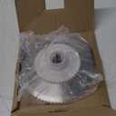 NutriChef Stainless Steel Meat Slicer Blade | Electric Home Meat Slicer Blade Replacement for NUGJ801 | Precision-Cut Serrated Blade for Meat Slicing | 7.83-Inch 0.05-Inch Blade Thickness