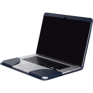 BONAVENTURA Leather Cover for MacBook Pro 13 inch [2016 -] [Navy Blue]