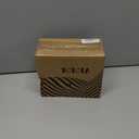 Natural Travertine Textures Napkin Holder, 6 Inches Paper Napkins Holder for House, Party, Restaurant, Hotel, Cafe, Bar, Paper Napkin Storage Dispenser for Dinner Table, Kitchen Countertop (Beige)