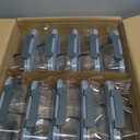 KOMUEE 10 Packs 22 oz Glass Meal Prep Containers, Glass Food Storage Containers with Lids, Airtight Lunch Boxes BPA Free, Microwave and Freezer Safe