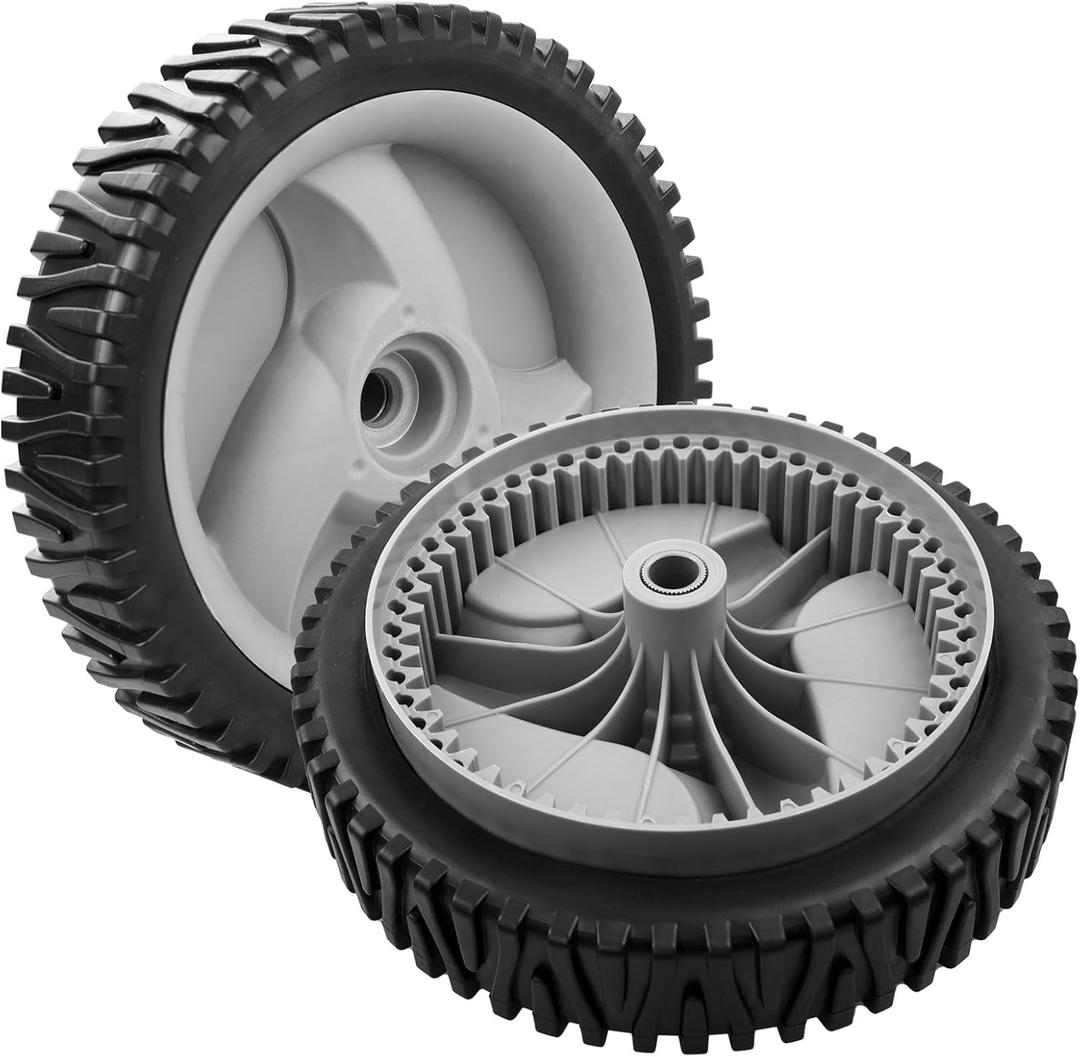 HQPASFY 583719501 Front Drive Wheels 8" Lawn Mower Wheels Compatible with Craftsman Lawn Mower Wheels Replace# 583719501 194231X427