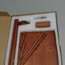 Wooden Yarn Holder for Crocheting and Knitting, Magnetic Yarn Holder with 2 Spinner, Yarn Holder Spinner for Crochet Lovers