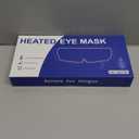 Silk Heated Eye Masks for Dry Eyes: Warm Compress for Tired Eyes Sinus Stye Eye Treatment - Stable Electric Moist Heating Pad for Sleep & Travel- FSA&HSA Eligible,USB Powered(Black)