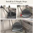 Crash-Tested Pet Car Seat for Cats & Small Dogs, 3-in-1 Carrier & Bed