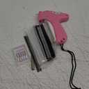 Stitch Gun for Clothes Stitchy Tagging Gun for Clothing Stitchy Quick Clothing Fixer -Includes 1,000 Black Fasteners & 1,000 White Fasteners & 6 Needles(hotpink+White)