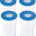Type A or C Pool Filter Cartridges for in-tex 59900E / 29000E Type A or Type C Best-Way Type 3 (Type III) Replacement Pool Filter Pumps (4 Pack)