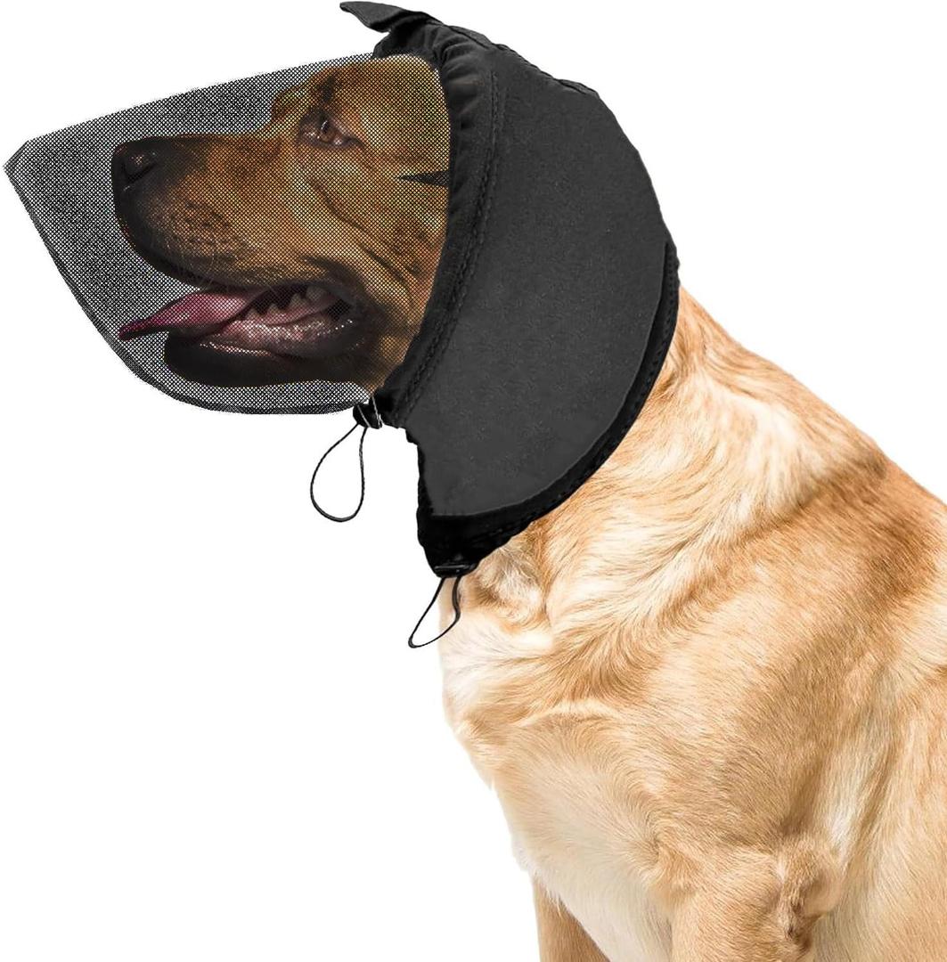 Field Guard for Dogs Outdoor Hiking Camping Foxtail Mask for Dogs (Small)