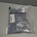 Prettywear Women Long Sleeve Henley Shirts V Neck Button Tight Slim Fitted Top Going Out Tees 2025 Trendy Spring Fall (L)