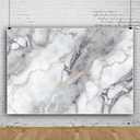 Leowefowa 10x8ft Luxury Gray Marble Photography Backdrop Abstract Gradient Art White Gray Marble Background Luxury Modern Gold Texture Birthday Weeding Party Banner Studio Prop Decoration