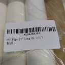 6 Pcs 3/4 Inch SCH40 PVC Pipe, 17 Inch White Furniture Grade PVC Pipes, Fits Standard 3/4 Inch PVC Fittings with 1.05 Inch OD, Easy to Cut for DIY Frames, Greenhouse, Garden and Workshop