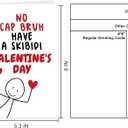 2 x Funny BRUH Valentines Day Card for Boys Girls Teens, Humorous Gen Z Slang Valentine's Day Card Gift for Son Daughter Grandson Granddaughter Nephew Niece Teenager, Gift for Teen (#2)