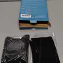 Comfytemp Ankle Ice Pack Wrap for Sprained Ankles, Plantar Fasciitis, Foot Pain Relief, Reusable Gel Hot Cold Compress Brace for Achilles Tendonitis, Injury, Swelling, 2 Packs, Black (Standard)