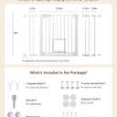 Baby Gate with Cat Door, 29.92-43.7 ” Wide No-Drill Baby Gate for Stairs