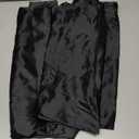 MR&HM Satin Pillowcase for Hair and Skin, Silk Satin Pillowcase 2 Pack, Queen Size Pillow Cases Set of 2, Silky Pillow Cover with Envelope Closure (20x30, Black)