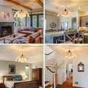 Boho 20 Inch Plug in Chandeliers Rattan Hanging Lights Flower Pendant Light with On/Off Switch 15ft Hemp Rope Cord Handwoven Lampshade Bedroom Flower Hanging Lamp Fixture