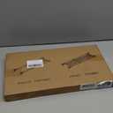 Hershii Expandable Shelf Rod Closet System 5-Bar Telescopic Heavy Duty Clothes Hanger Adjustable DIY Storage Organizer Shoe Rack (19.68 - 31.49 inches, Ivory)