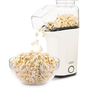 DASH Fresh Pop Popcorn Maker  OilFree, Air Popcorn Popper  With Measuring Cup & Recipe Guide  Perfect for Movie Nights  16 Cups, White
