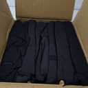 8 Pack Black Tablecloth 90 x 132 Inch Polyester Table Cloth for 6 Foot Rectangle Tables, Wrinkle Resistant Washable Decorative Fabric Covers for Wedding Party Banquet Buffet and Camping