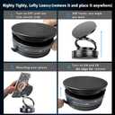 Phone Holders for Your Car,Upgraded Cell Phones Mount for Magsafe, 360 Rotation Dashboard Windshield Holder Magnet for iPhone,Portable Washable N52 Strong Suction Cup Magnetic Phone Stand