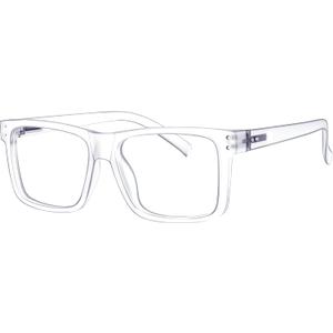 Eyekepper Oversized Reading Glasses Square Large Frame Readers for Men and Women