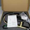 Havin Gold Kitchen Faucet with Pull Down Sprayer, High Arc SUS304 Stainless Steel, Brushed Gold Finish, cUPC Cartridge, with10 Deck Plate, Fit for 1/2/3 Holes Kitchen,Bar,Laundry Sinks