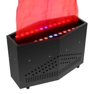 24 LED Fake Flame Light, Red & Blue LED Flame Stage Effect Light, Artificial Simulated Fire Atmosphere Lamp, 3D Stage Fire Campfire Lamp for Christmas Halloween Party Decoration (1.5m/4.92ft)