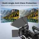 SmallRig Mini Matte Box Pro Flag Kit with Two 4 x 5.65 Filter Frame, Modular Anti-Glare System with 67/72/77/82-95mm Adapter Ring, Carbon Fiber Lightweight Design
