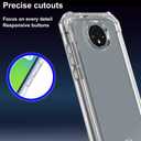 Ailiber for Orbic Joy 2 Phone Case Clear, Orbic Joy 2 Case with Screen Protector, Dual Layer Protection, Shockproof Corners TPU Bumper, Slim Silicone Cell Phone Cover Case-Clear