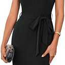 GRACE KARIN Women's Wear to Work Dresses Cap Sleeve Bodycon Midi Business Casual Outfits Office Attire Pencil Church Dress L