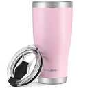 HAUSHOF 30 oz Tumbler, Stainless Steel Vacuum Insulated Coffee Tumbler Water Cup, Double Wall Travel Mug with Lid, Perfect for Hot and Cold Drinks