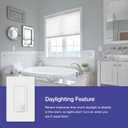 Lutron Maestro Motion Sensor Light Switch w/ Wallplate for Bathroom, Garage, Laundry Room, Any Bulbs, Occupancy Vacancy Sensor, Single-Pole, MS-OPS2HW-WH, White (1 Pack)