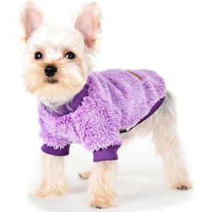 Dog Sweaters for Small Dogs Girl Male Dog, Sweater, Soft Fleece Pet Winter Clothes Boy Girl, Fuzzy Sweatshirts Flannel Jacket Puppy Coat (Medium (Chest 18.5in))