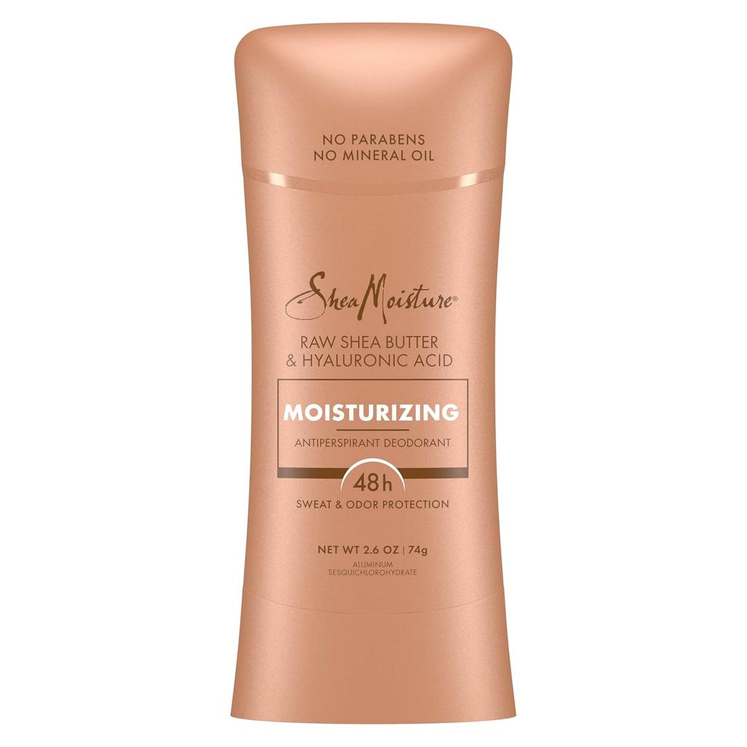 Pack Of 2 SheaMoisture Antiperspirant Deodorant Stick for 48HR Sweat & Odor Protection Nourish with No Parabens & No Mineral Oil 2.6 Oz