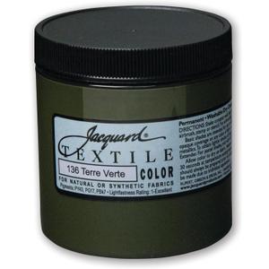 JACQUARD PRODUCTS Terre VERT Textile Color Paint (8 Fl Oz (Pack of 1))