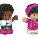 Fisher-Price Little People Toddler Toys Barbie Sleepover Figure Set with 2 Characters for Preschool Pretend Play Kids Ages 18+ Months