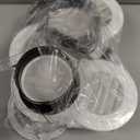 8 Pack Air Vent Round, 4 Inch Air Soffit Vent, ABS Louver Vent Cover with Built-in Fly Screen Mesh, Ceiling Louver Grille Cover for Garage, Bathroom, Kitchen, Office, Home Ventilation