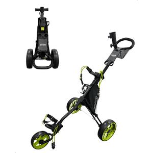 Caddytek CaddyLite 11.5 V3 Golf Push Cart - Lightweight Aluminum 3-Wheel Foldable Golf Bag Cart with Quad-Fold Frame, EVA Wheels, Adjustable Handle, Foot Brake, Mesh Net, Umbrella & Drink Holder, One Size