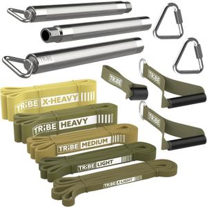 Long Resistance Bands for Working Out Men and Women - Set of 5 Pull-Up Bands, Rubber Handles and Door Anchor - Workout Bands Resistance for Men - Exercise Bands Resistance Bands Set Long Resistance Bands for Working Out Men and Women - Set of 5 Pull-Up Bands, Rubber Handles and Door Anchor - Workout Bands Resistance for Men - Exercise Bands Resistance Bands Set