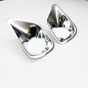 Fit for Toyota RAV4 2014 2015, Car Fog lamp Cover, Front Fog Lamps Cover Trim, ABS Chrome, car Styling Accessories (Silver)