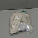 DriftAway Double Layer Linen Blackout Tie Up Curtains Thermal Insulated Fully Lined Balloon Roman Shade Bathroom Window Adjustable Rod Pocket for Small Window 31 Inch by 47 Inch Beige