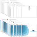 Eaasty Name Tags with Clips and Printable Inserts Clip On Name Badges Customizable Clear ID Badge Holder with Clips 3" x 4" Horizontal PVC for Meeting Seminar Show Event and Conference (100 Pack)